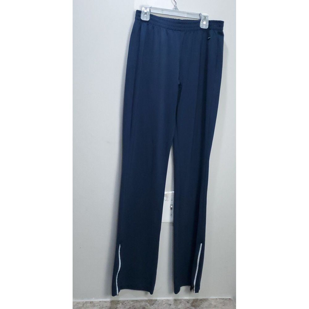 Athleta Spar Pants Womens Small Blue Tapered Fit Drawstring Active Yoga Long Gym